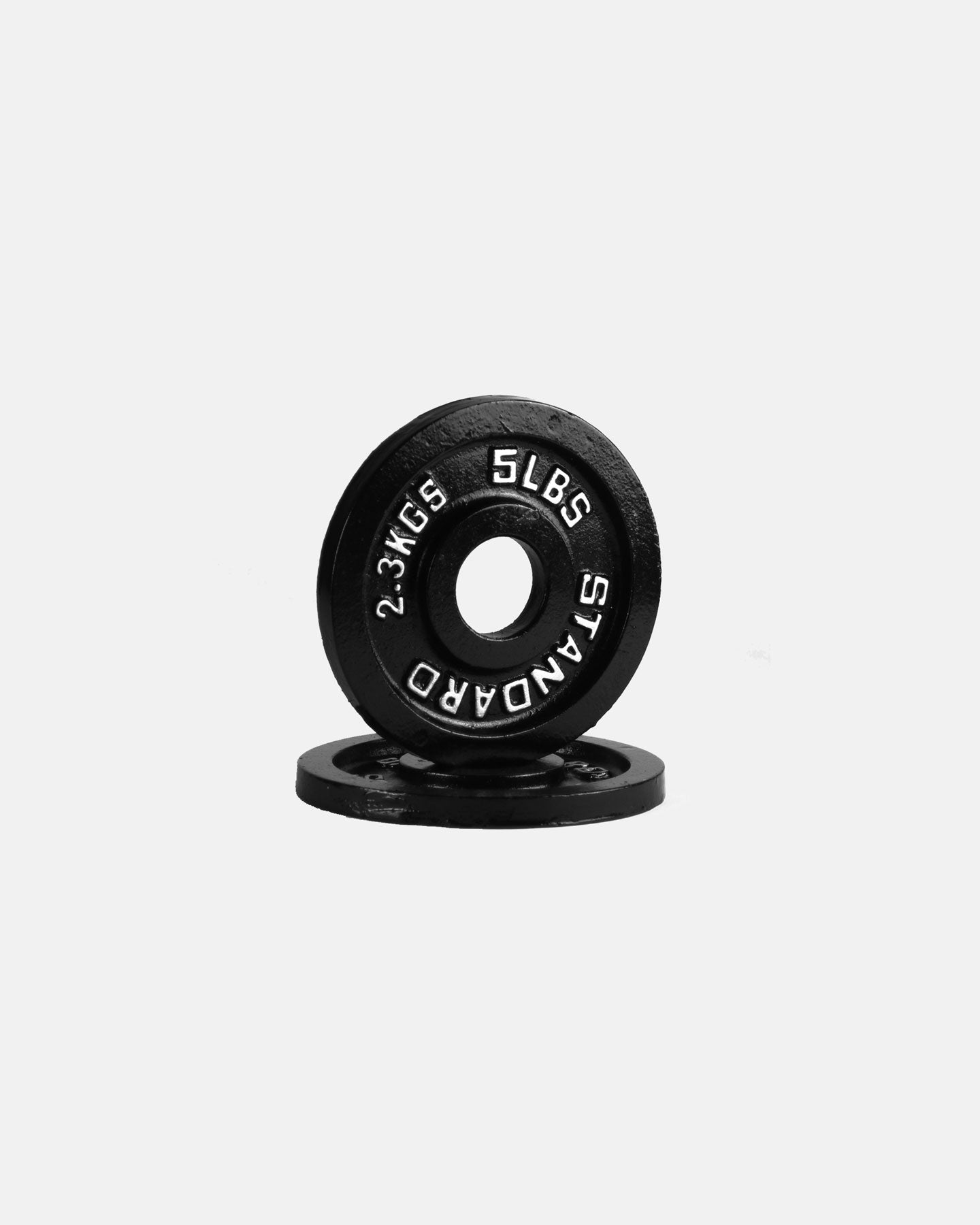 Regular Black Cast Iron Plates for Dumbbells and Barbells