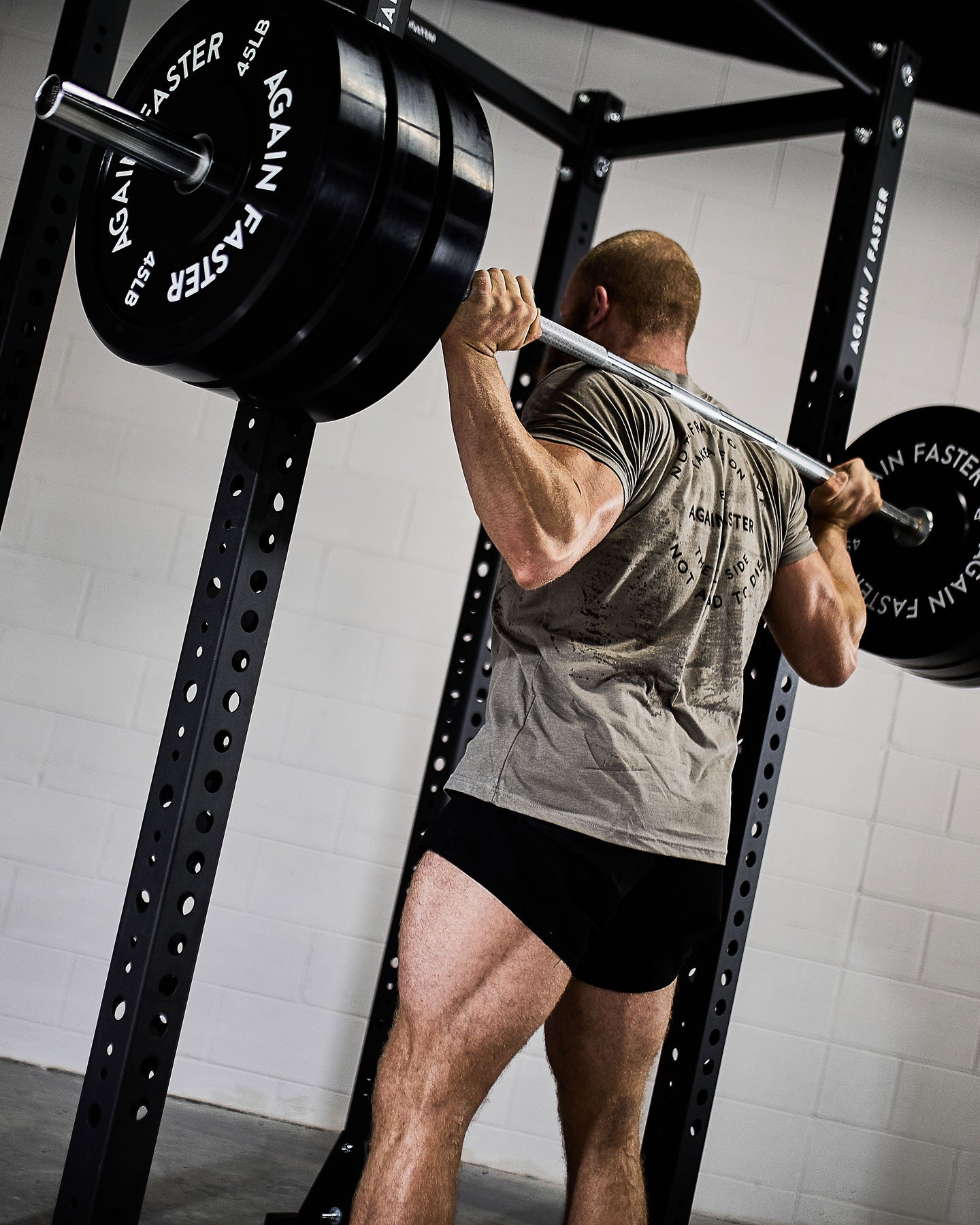 back squat on power rack