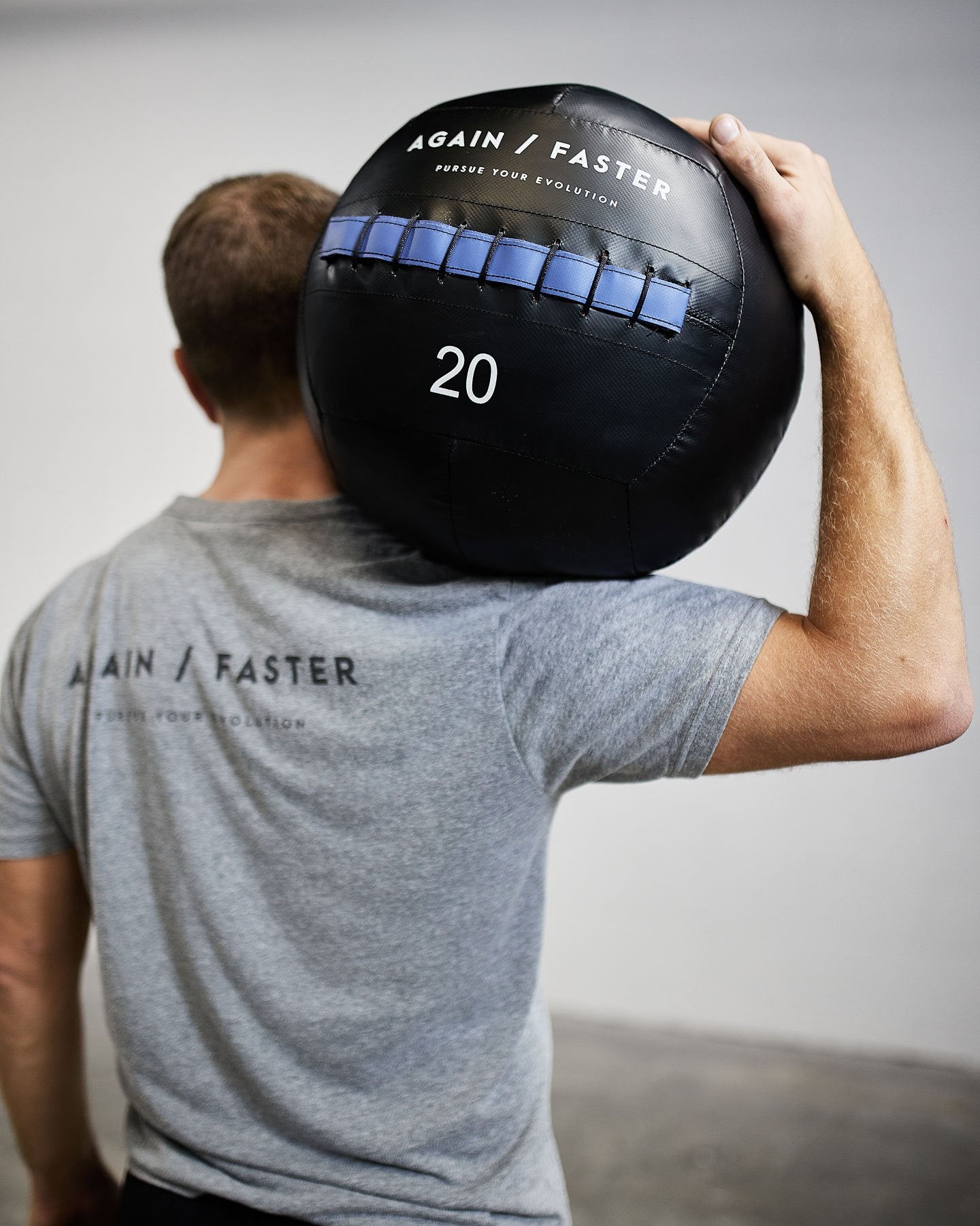 Medicine Ball over shoulder toss