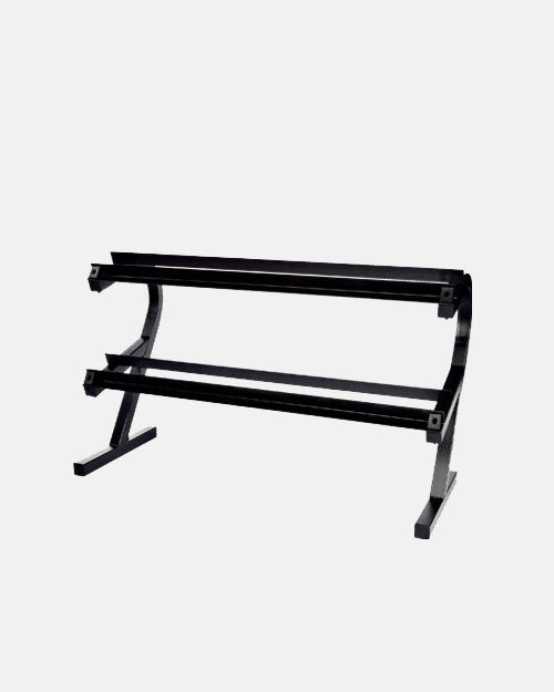 steel dumbbell rack two tier 2-tier